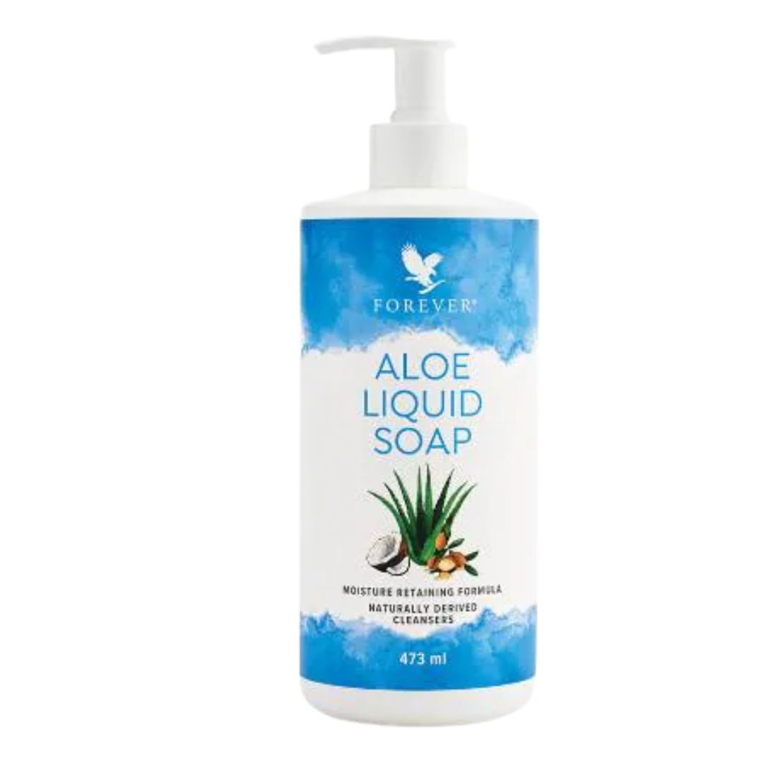 Aloe Liquid Soap- Aloe-Vera-Gel-Argan oil and jojoba liquid soap-473 ml - LUX-Anic