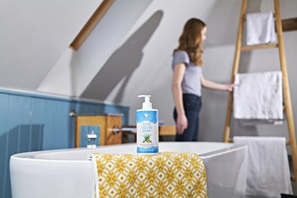 Aloe Liquid Soap- Aloe-Vera-Gel-Argan oil and jojoba liquid soap-473 ml - LUX-Anic