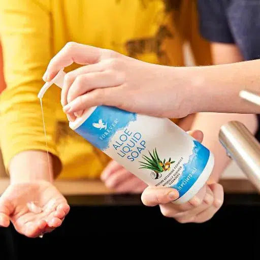 Aloe Liquid Soap- Aloe-Vera-Gel-Argan oil and jojoba liquid soap-473 ml - LUX-Anic